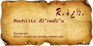 Rochlitz Éneás névjegykártya